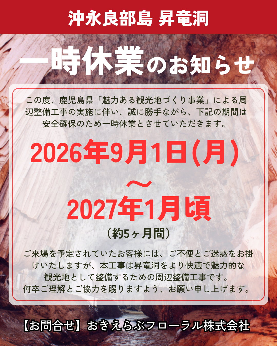 昇竜洞からお知らせ-1