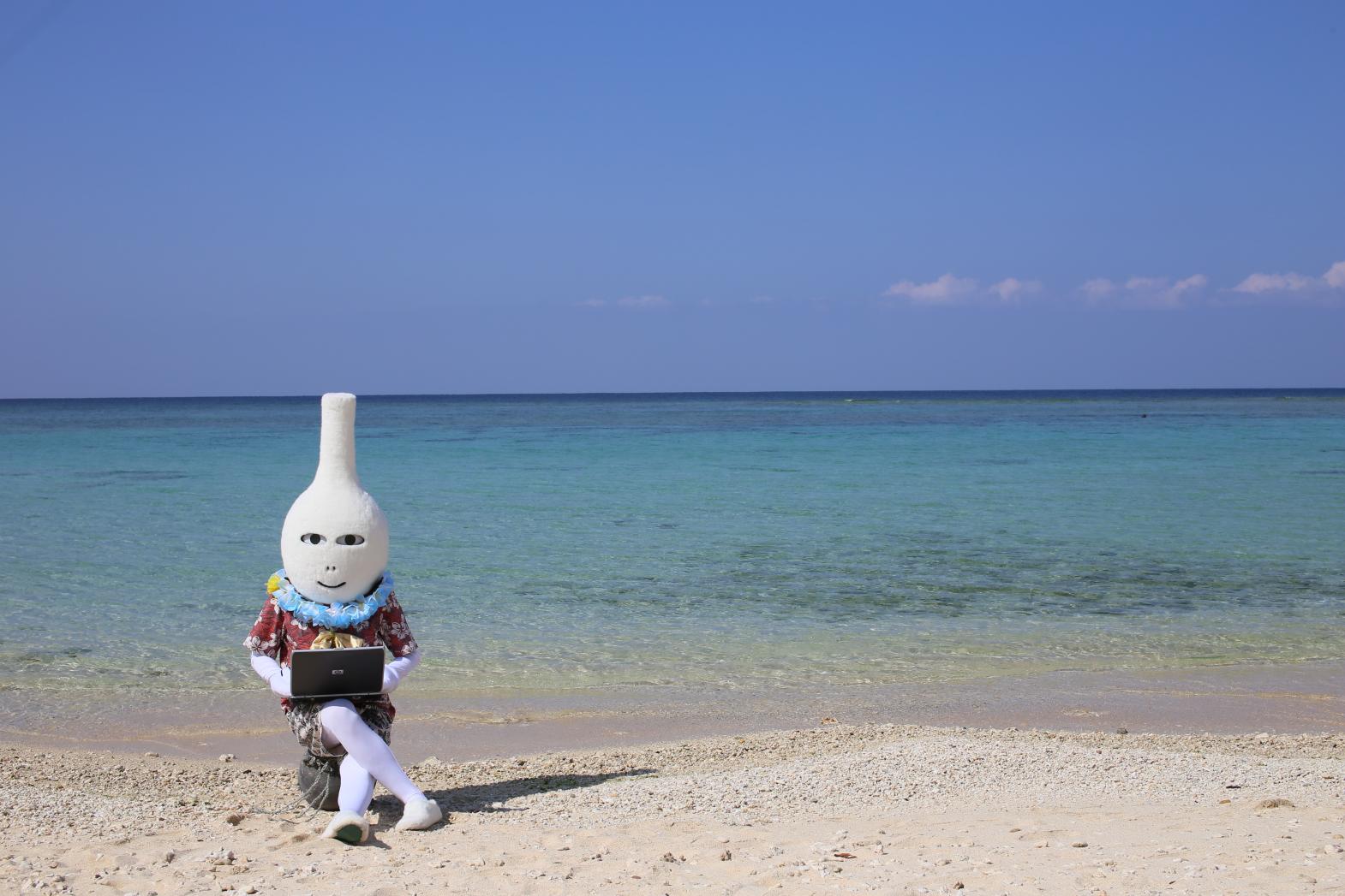 おきのえらぶ島観光協会公式キャラクター「しまらっきょくん」-1